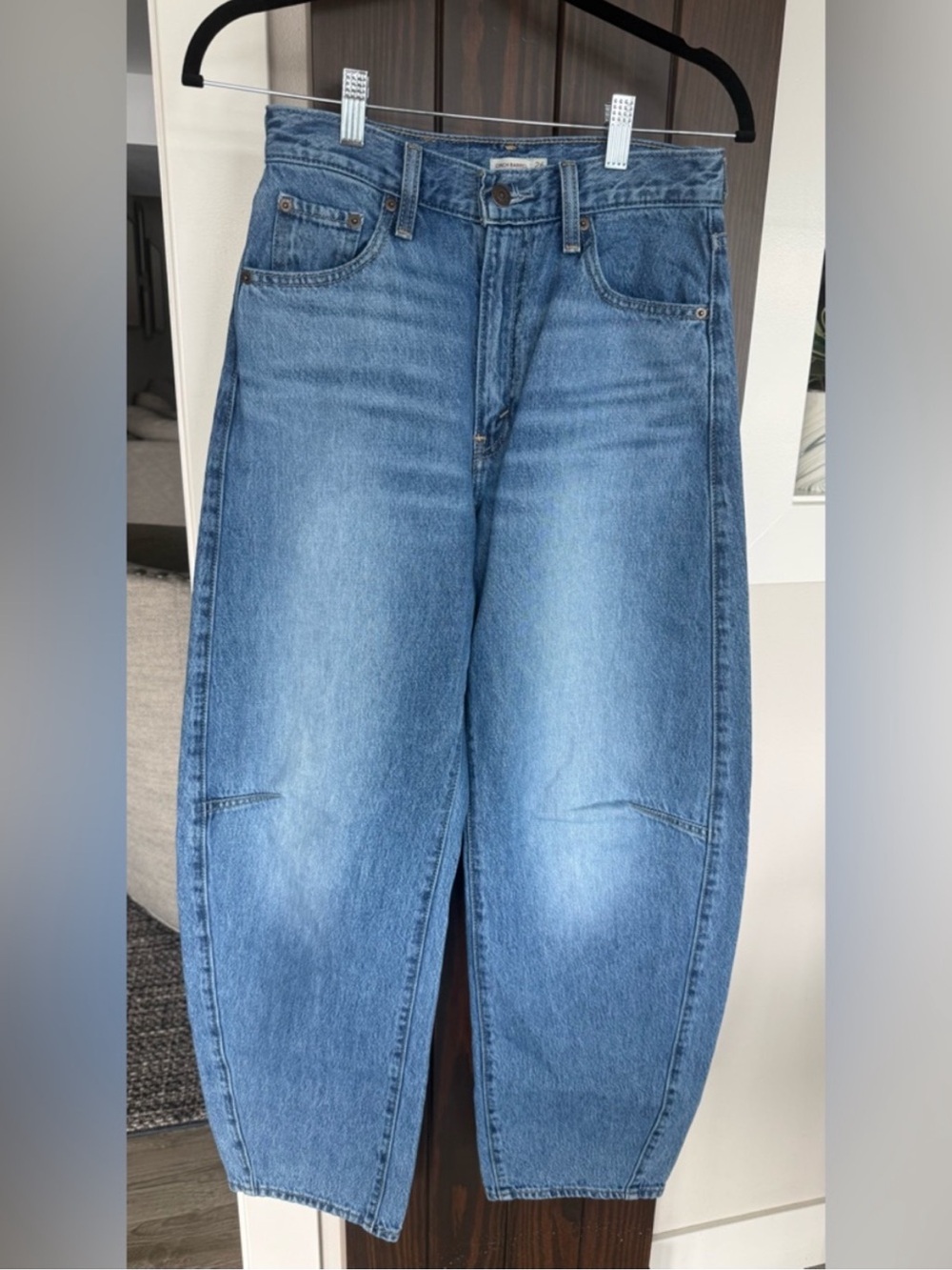 Levi's Cinch Barrel Relaxed Light Blue Denim Jeans
